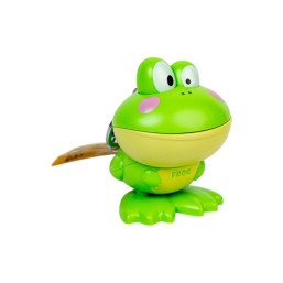 Spring-Loaded Jumping Big-Mouth Frog Pendant Clip